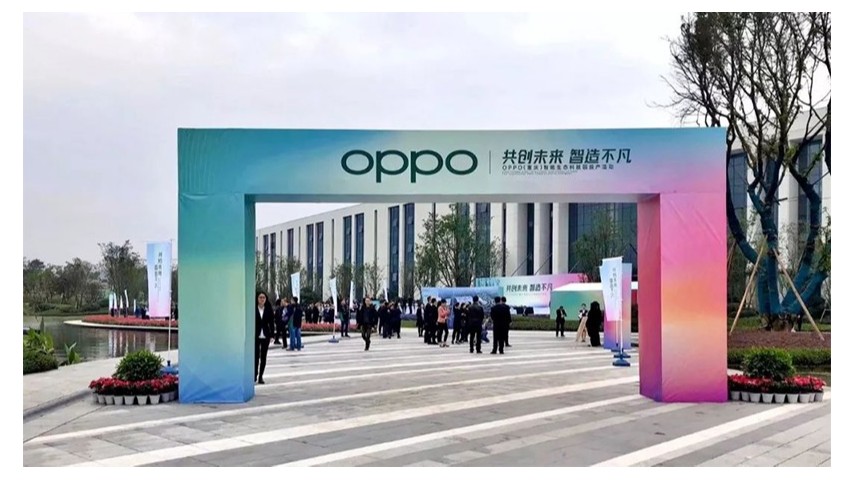 上海電動防火卷簾門走進重慶OPPO